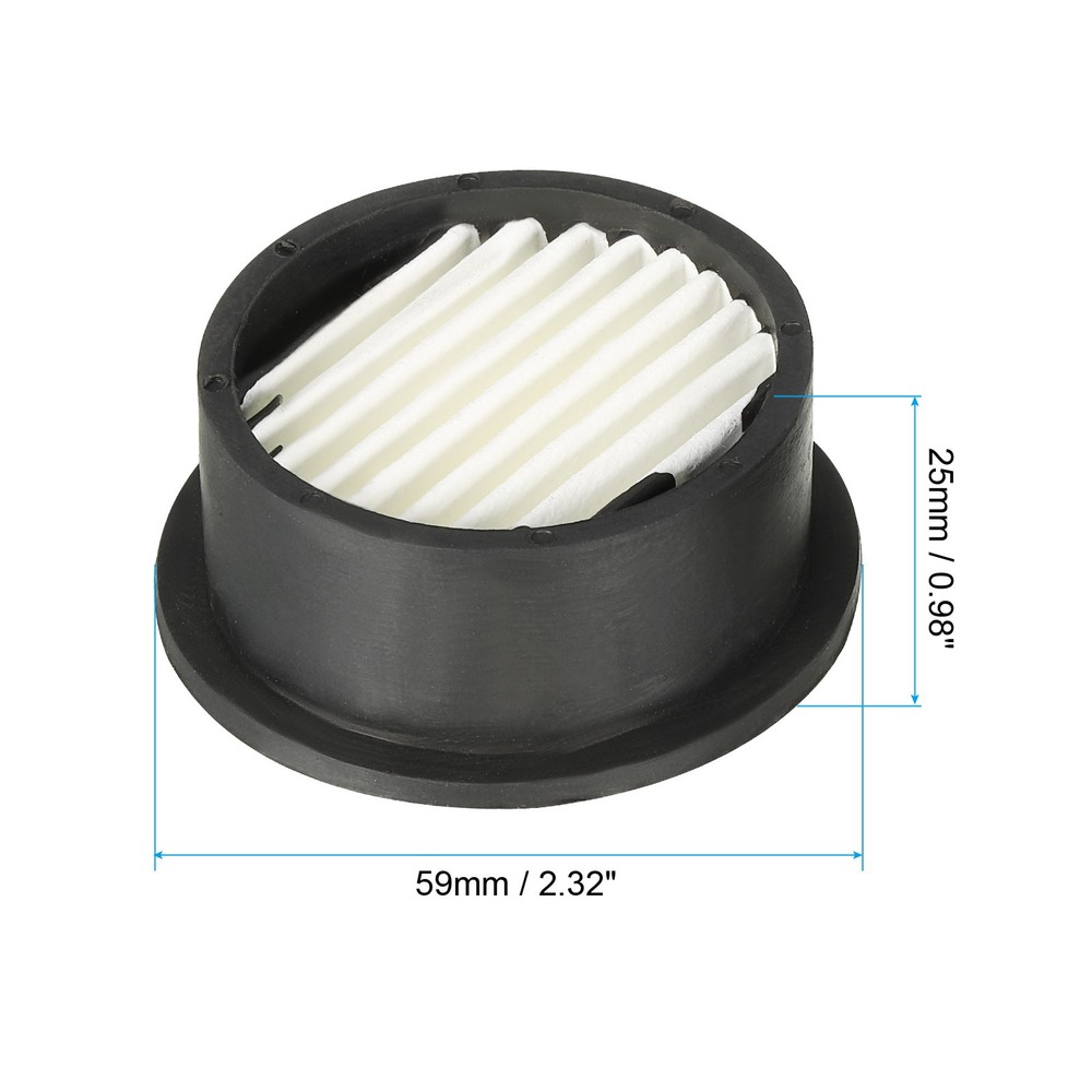 Air Compressor Filter, 8 Pack Air Compressor Accessories, Black, White