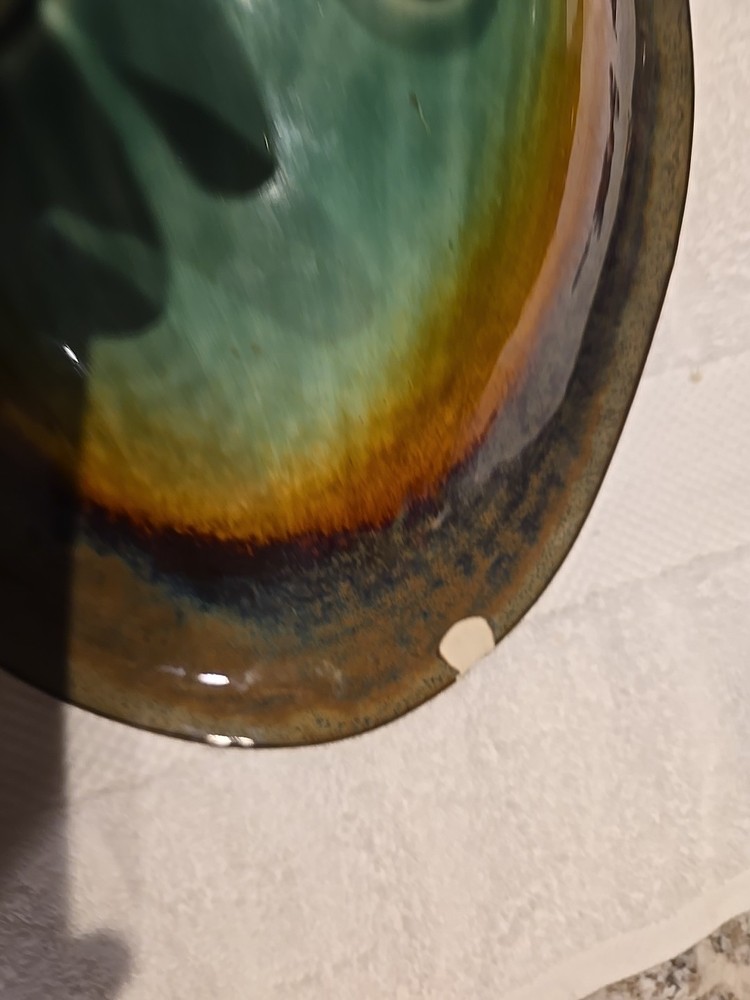 Vintage Handcrafted Pottery Appetizer Tray
