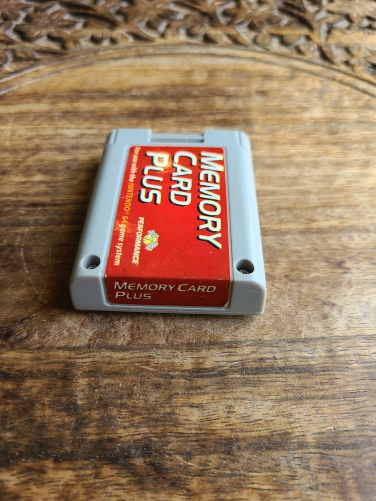 N64 Memory Card Plus Performance P-375AE 4 Bank Controller Pak Untested
