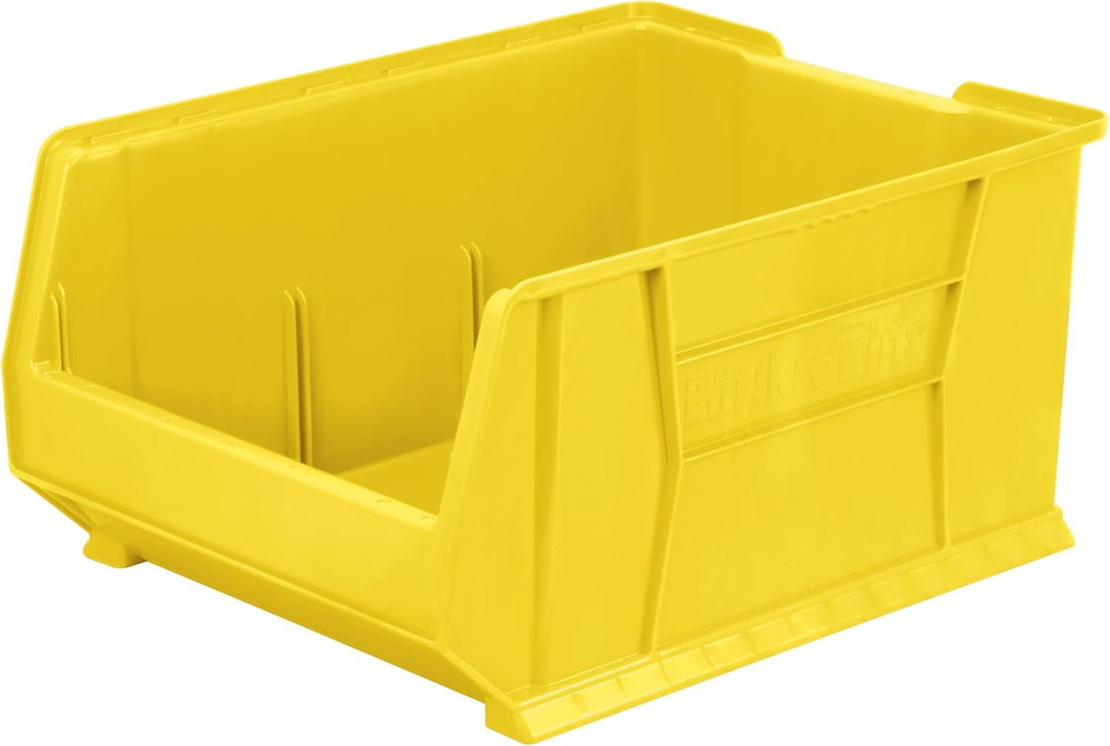30289 Super-Size Akrobins Plastic Storage Bins, Space-Saving Stackable Bins for
