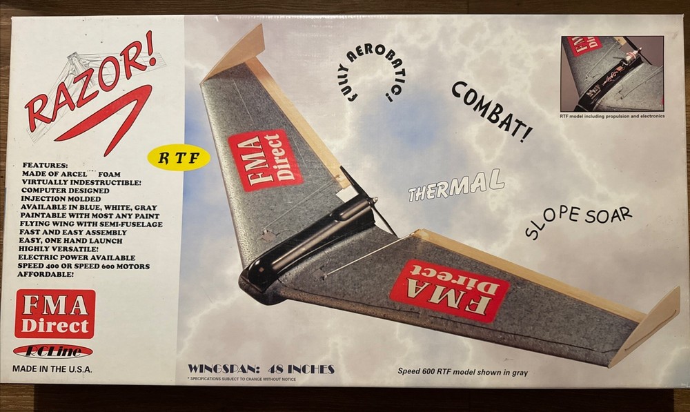 FMA Direct Razor Wing With S90 Servos