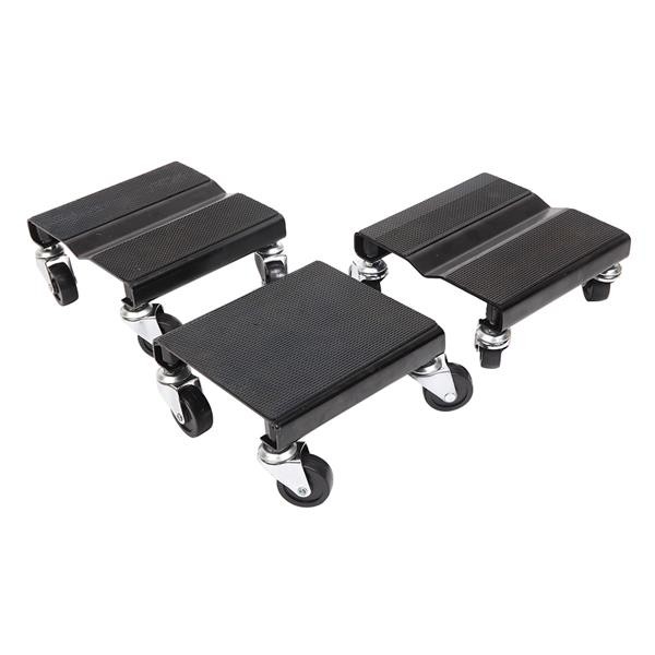 3pcs Snow Mobile Dolly Black