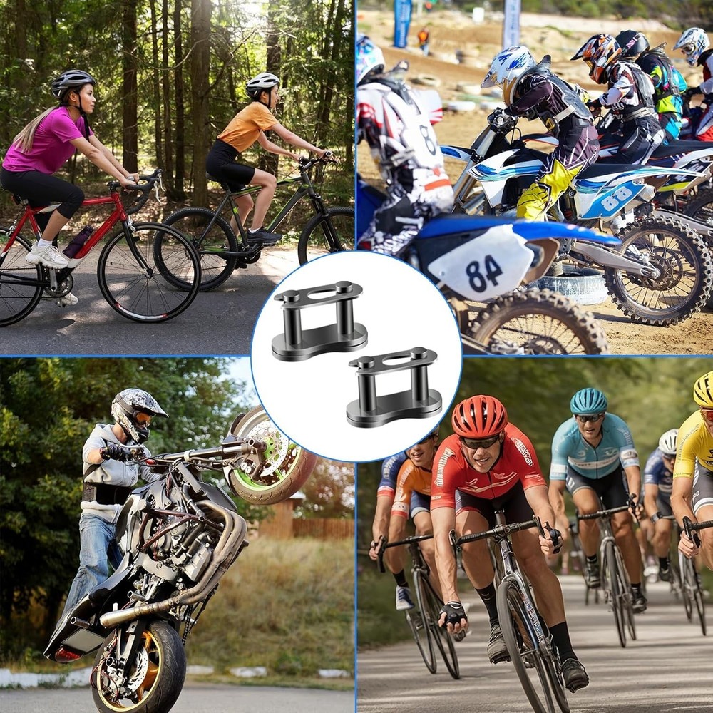High-Quality 35 Chain Master Links - 8-Pack Easy Install for Mini Bikes & ATVs