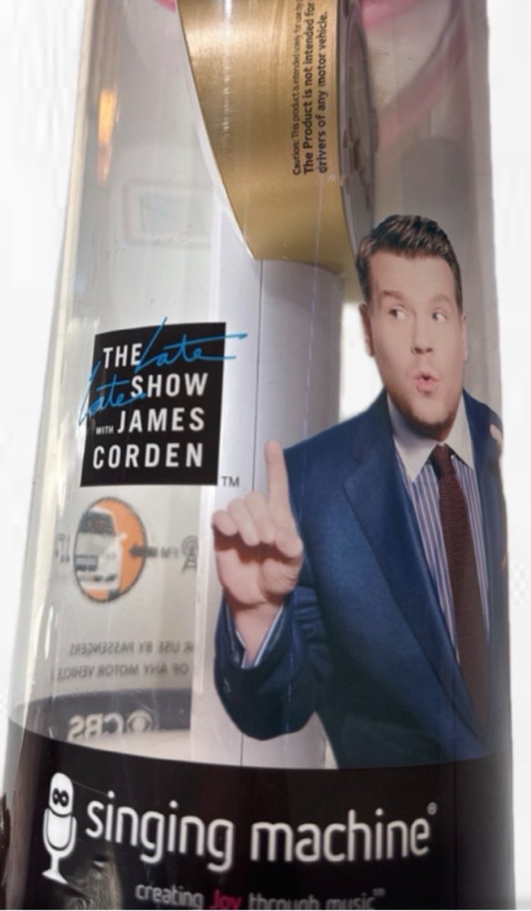 Singing Machine: Carpool Karaoke The Mic (CBC version) Bluetooth microphone