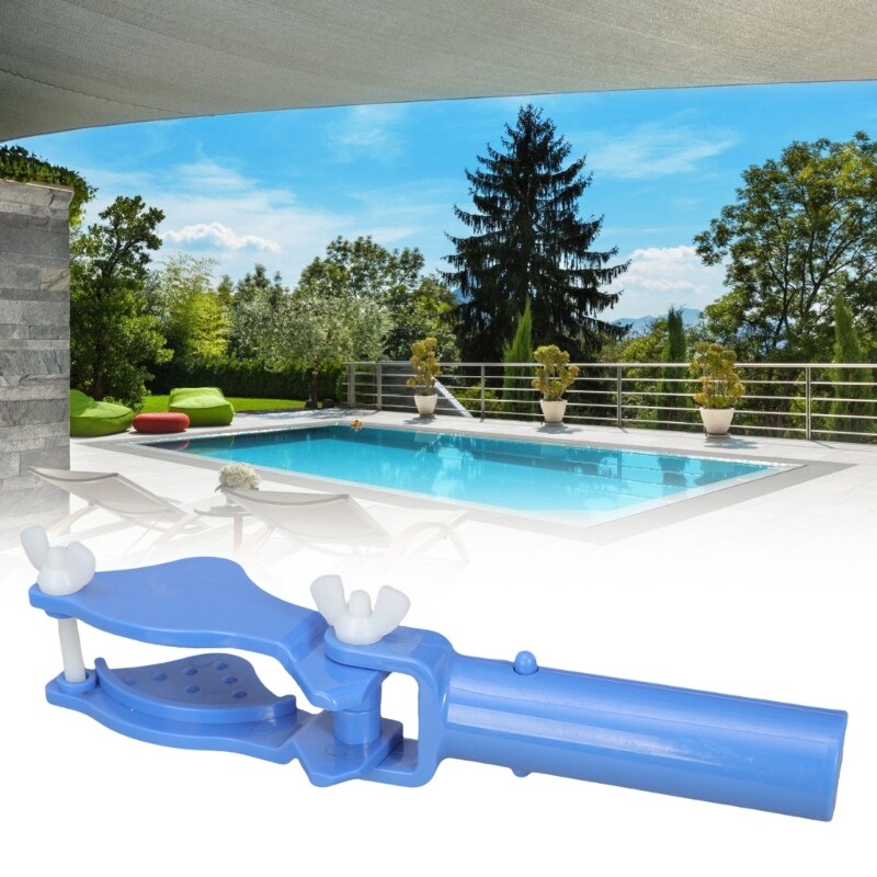 Universal Pool Cleaning Tablet Holder Include V Clip with Rotational Head Design