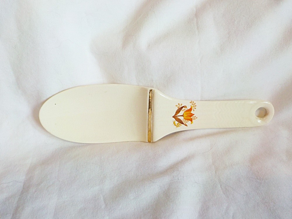 Vintage Harker Ware MODERN TULIP Salad Spoon