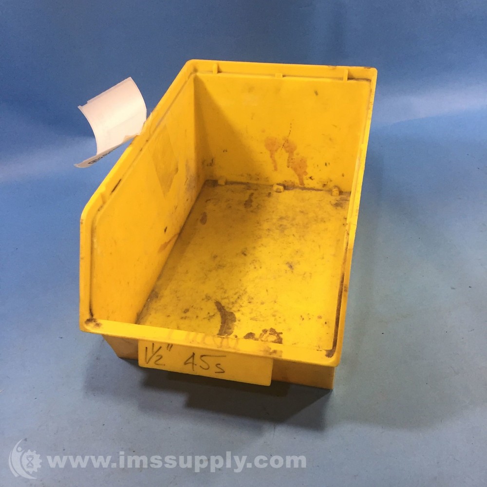 Durable Bins DL 40 Color: Yellow Plastic Storage Bin USIP