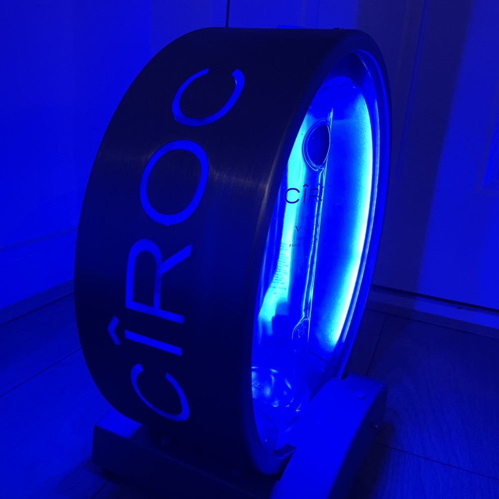Ciroc LED Halo bottle display rechargeable