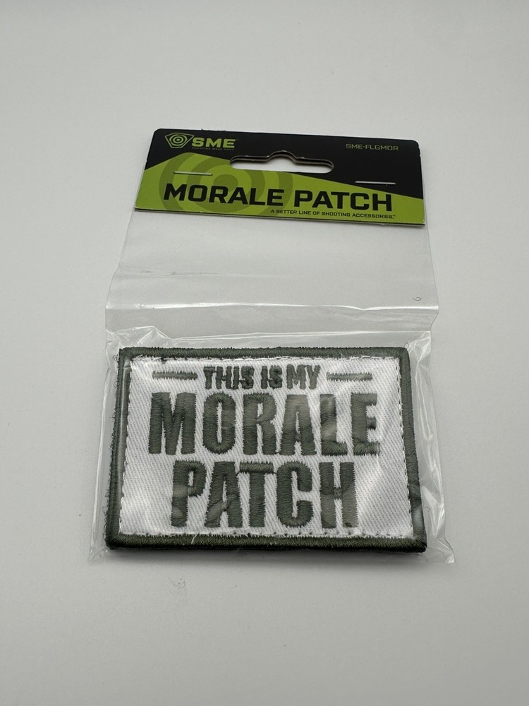 Gsm This Is My Morale Patch Adhesive Back Middle 3" x 2"