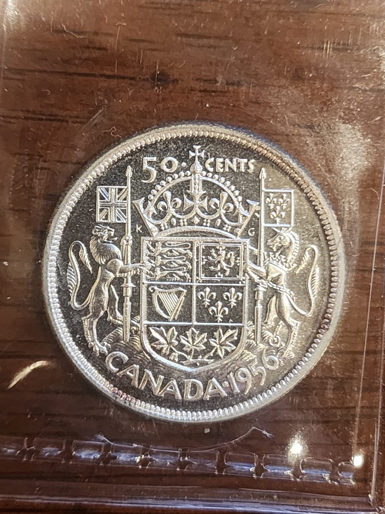 1956 Canada 50 Cents - PL 65