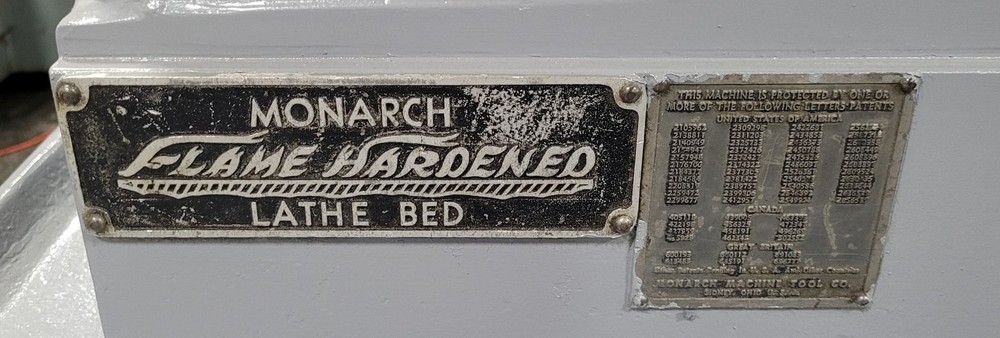 20" x 54" Monarch Model 610 Engine Lathe