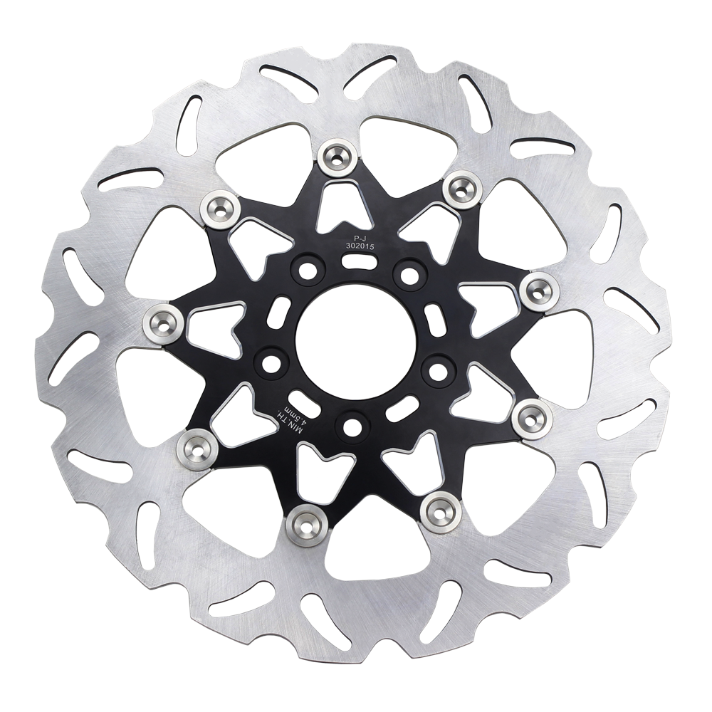 11.5" Black Floating Front Brake Rotor for Harley Softail Dyna Touring Sportster