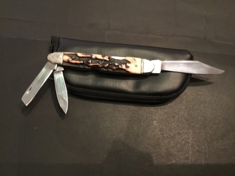 Custom William Stoddart 3bld Whittler Lockback Slipjoint Folder Folding Knife