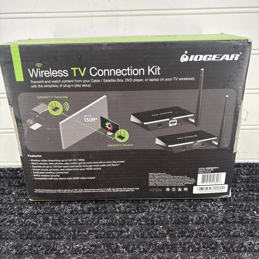 IOGEAR Wireless TV HDMI Connection Kit Model GWHDKIT11