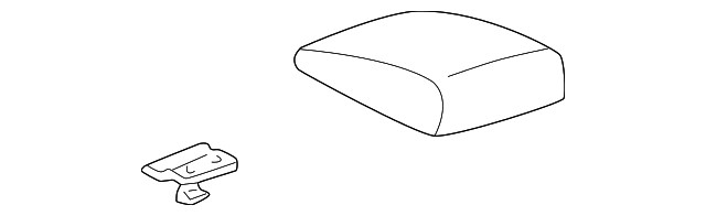 Genuine Toyota Rav4 Center Console Lid/Armrest Panel – Dark Gray