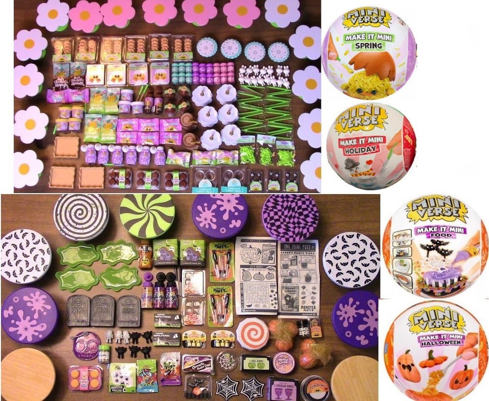 MGA Miniverse ❤️ VALENTINE 🐰 SPRING 🎃 HALLOWEEN 🎄 CHRISTMAS Mini EXTRAS Lots
