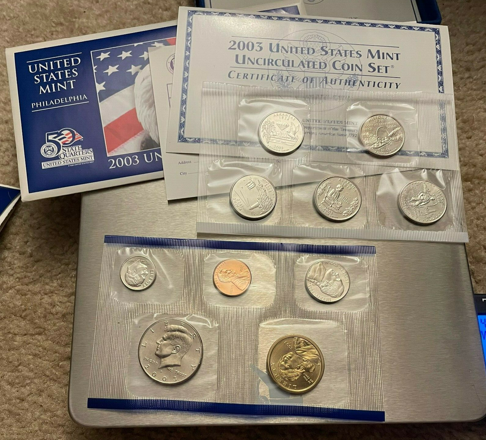2003 US Mint Set Uncirculated Philadelphia & Denver W/ OGP
