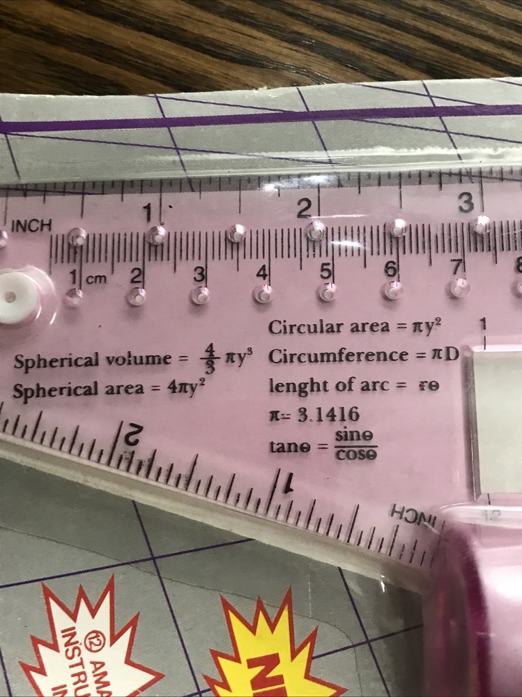 Vintage Parallel Rolling Ruler Universal Angle Rule Balancing Scale Drawing 12”