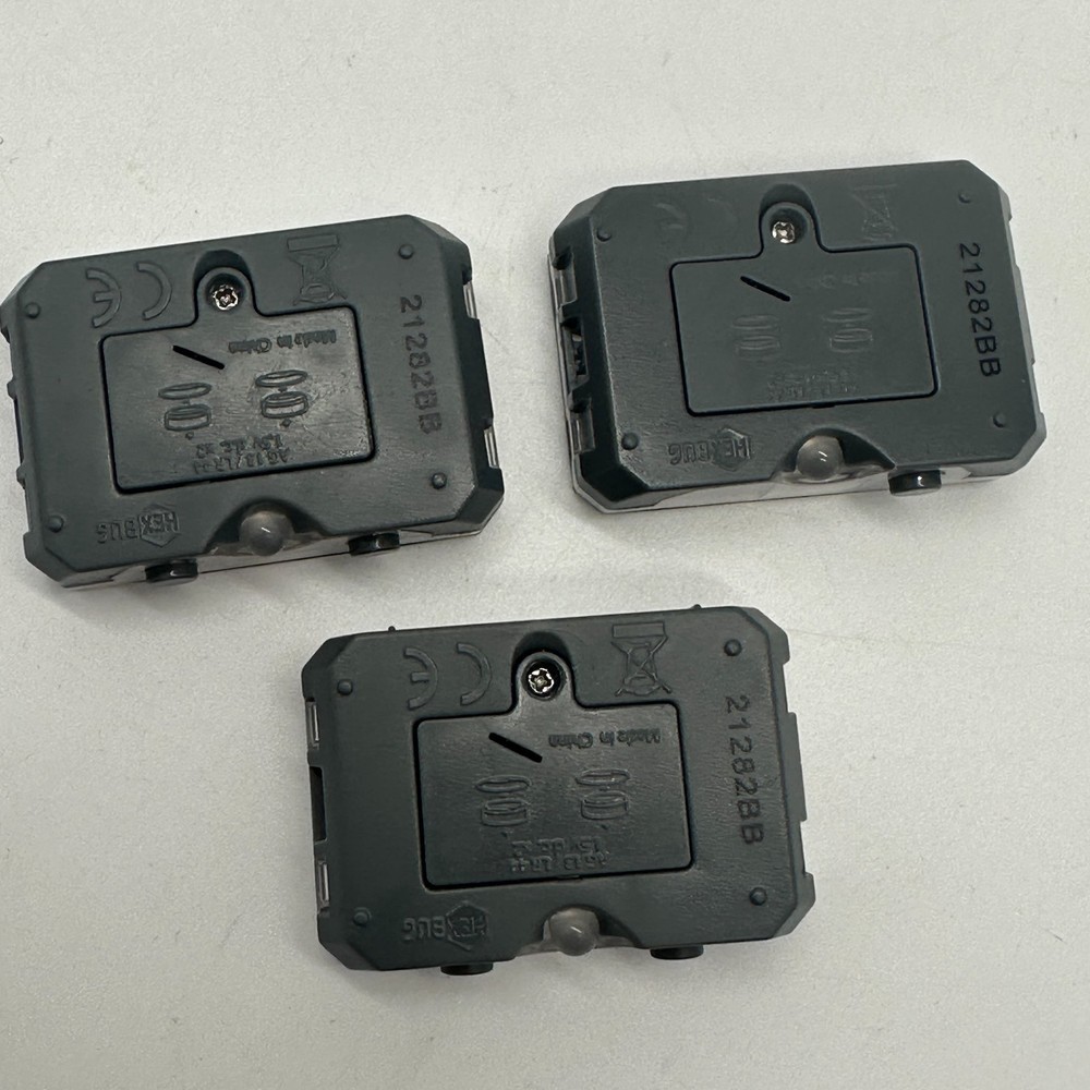 3 HexBug Battlebots Transparent Gray Handheld Remote Controls Only. All Tested