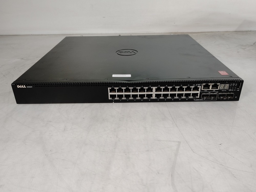 Dell PowerSwitch N3024 24x 1GbE 2x 1G SFP Managed Switch