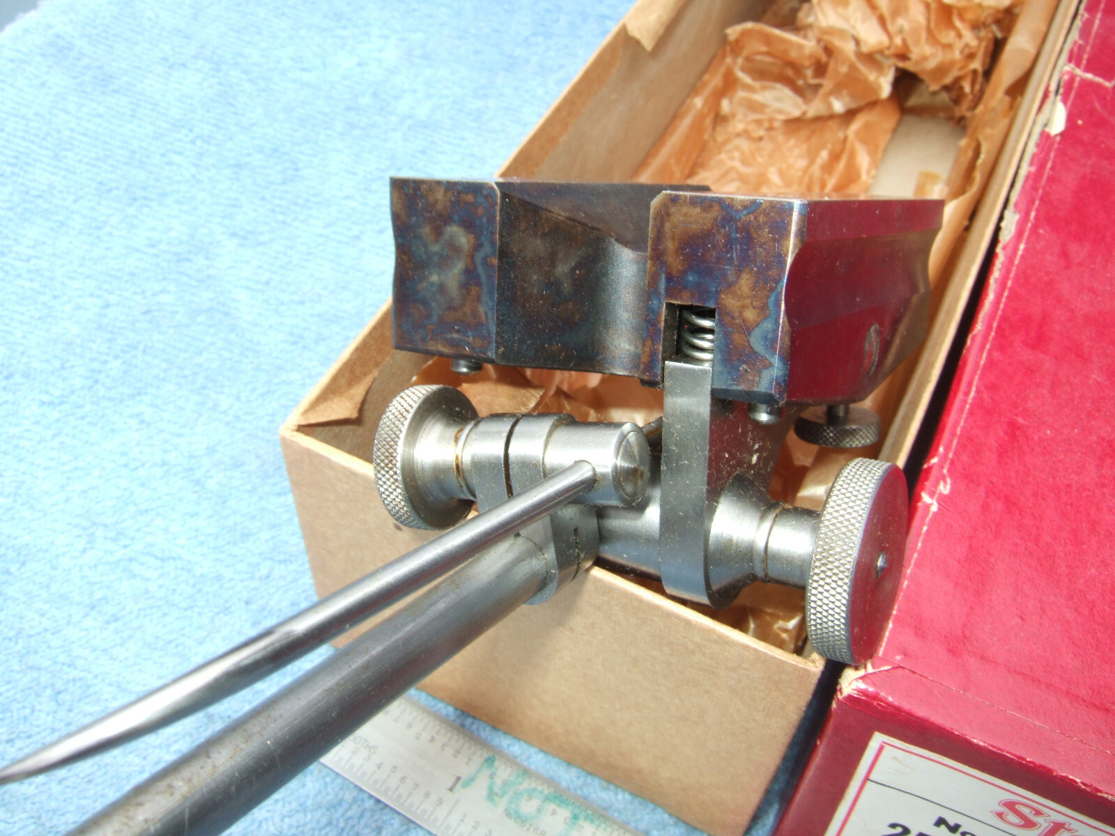 STARRETT SURFACE GAGE 257b OLD VINTAGE PRECISION INSPECTION TOOL GRINDER MILL #A