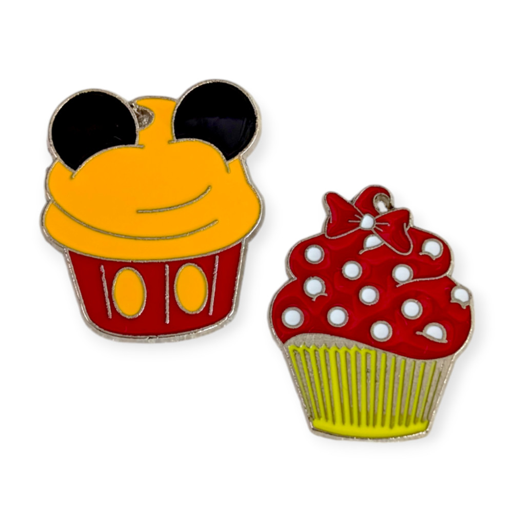 Mickey Mouse and Minnie Mouse Disney Pins: Cupcake