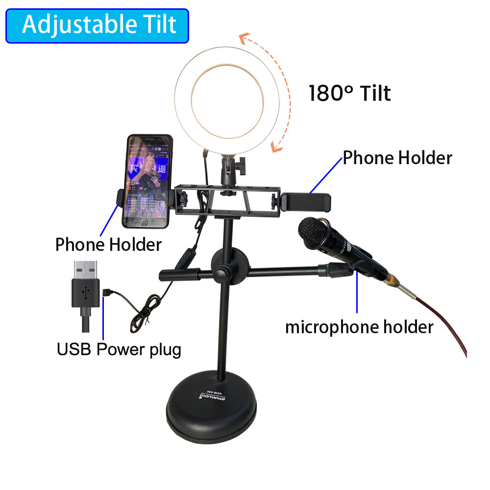 Cardioid Chat Microphone Elecrect Condense Complete Set Recording Live Mic High