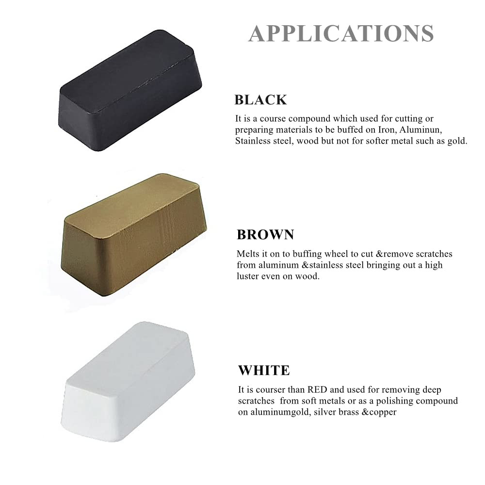 Brown Tripoli Buffing Polishing Compound Medium Course Metal Polish Compound Use