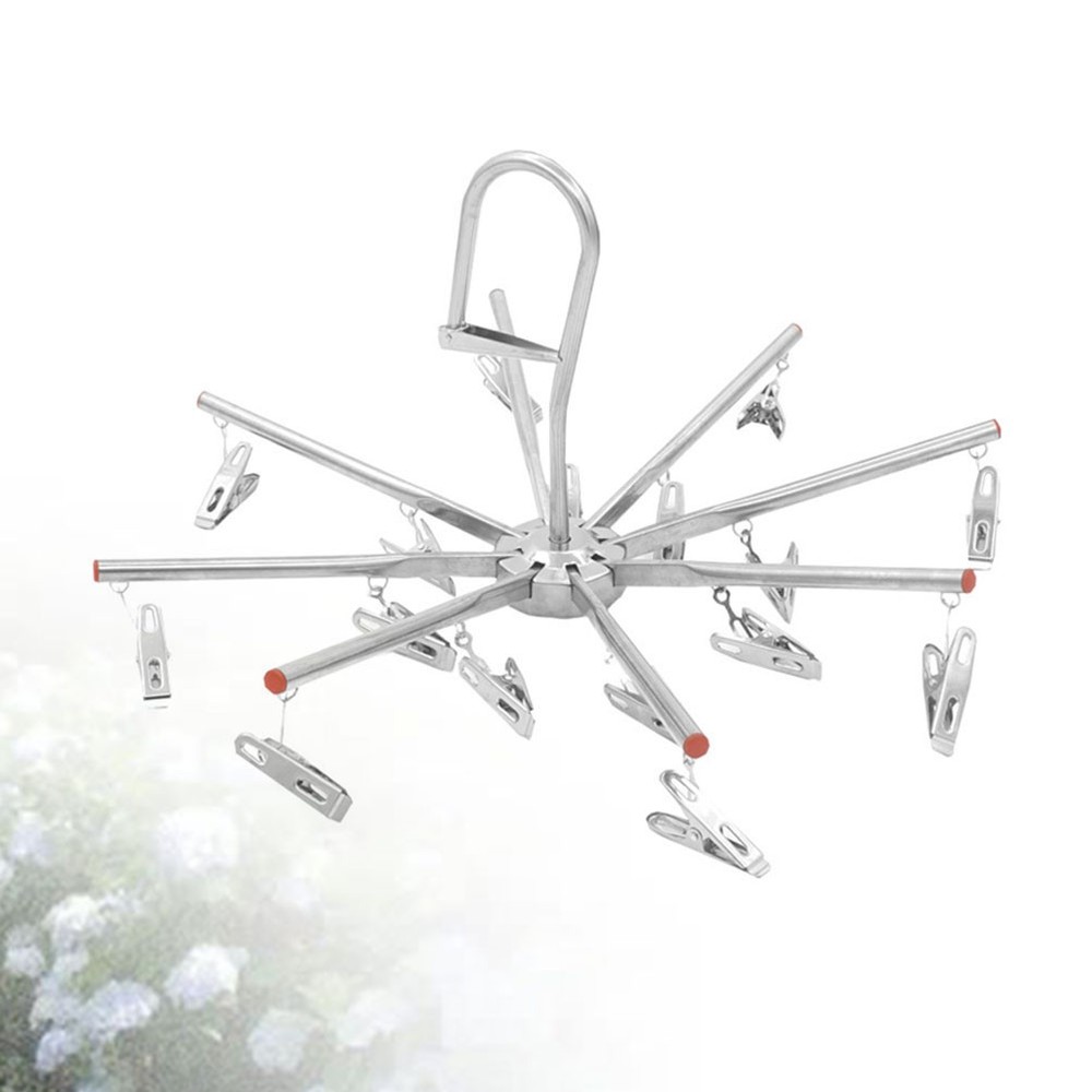 Portable Garment Rack Laundry Hanger Foldable Clothes Drying Racks