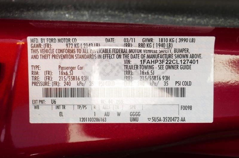 Temperature Control Manual Temperature Control Fits 12 FOCUS 2038843