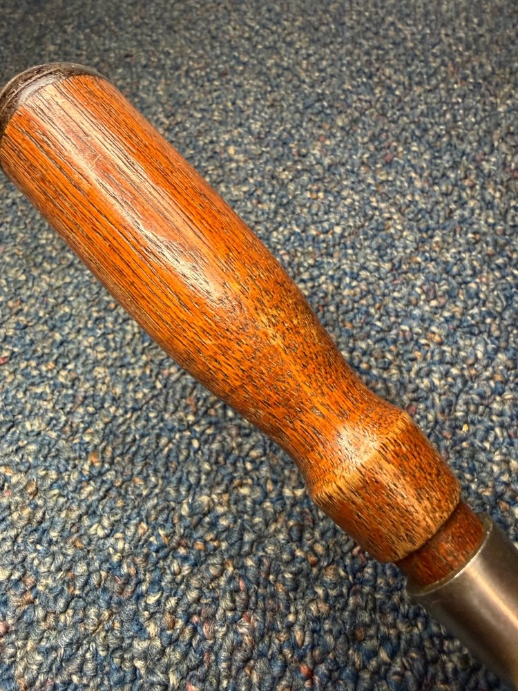 Vtg Stanley Defiance No. 1251 socket chisel, 1", very nice