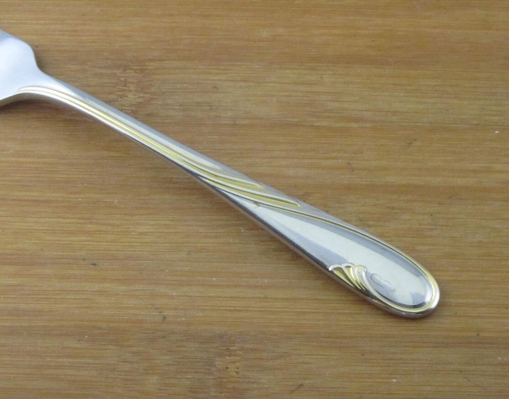 Gorham GOLDEN SWIRL Stainless Japan Gold Accent YOUR CHOICE Flatware Silverware