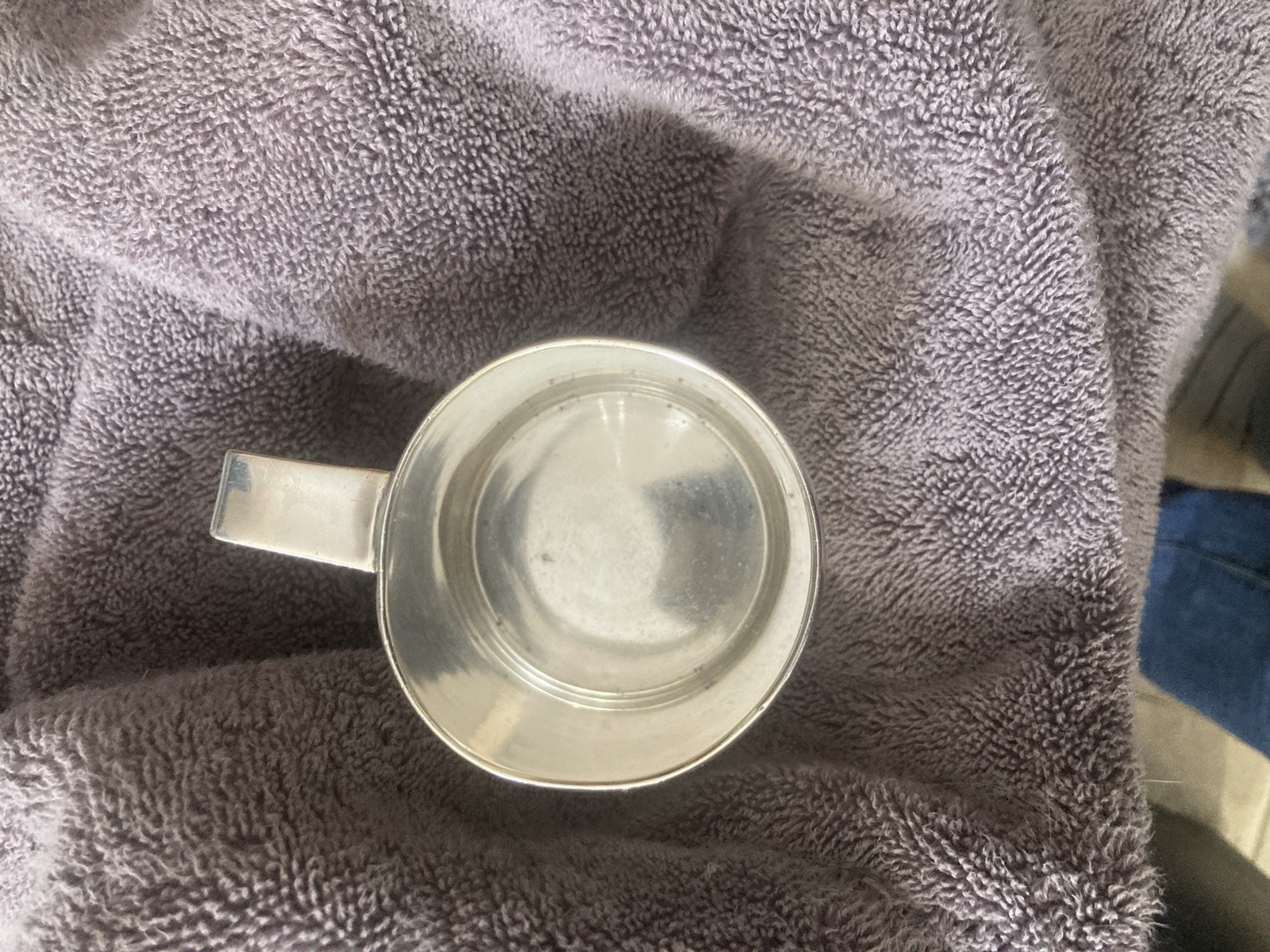 Tiffany & Co. Antique Sterling Silver Cup with Monogram 7.3 Oz