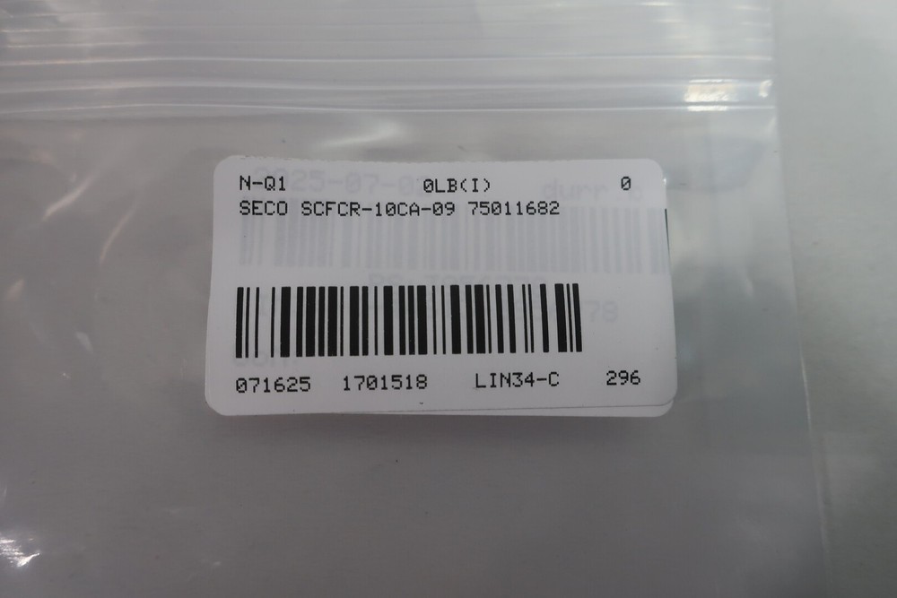 Seco SCFCR-10CA-09 75011682 Carbide Insert Shank