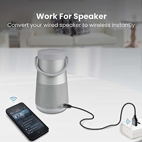 MAEDHAWK Aux to Bluetooth Receiver for Car Bluetooth Aux Adapter with USB to