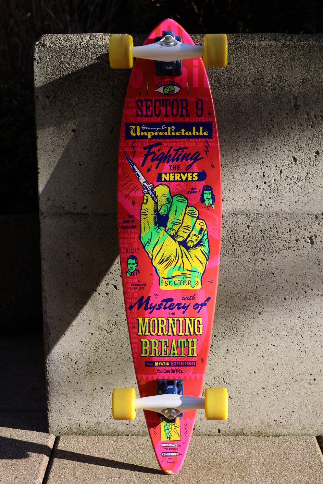 Sector 9 Longboard Strange & Unpredictable Fighting The Nerves - Fast Ship!