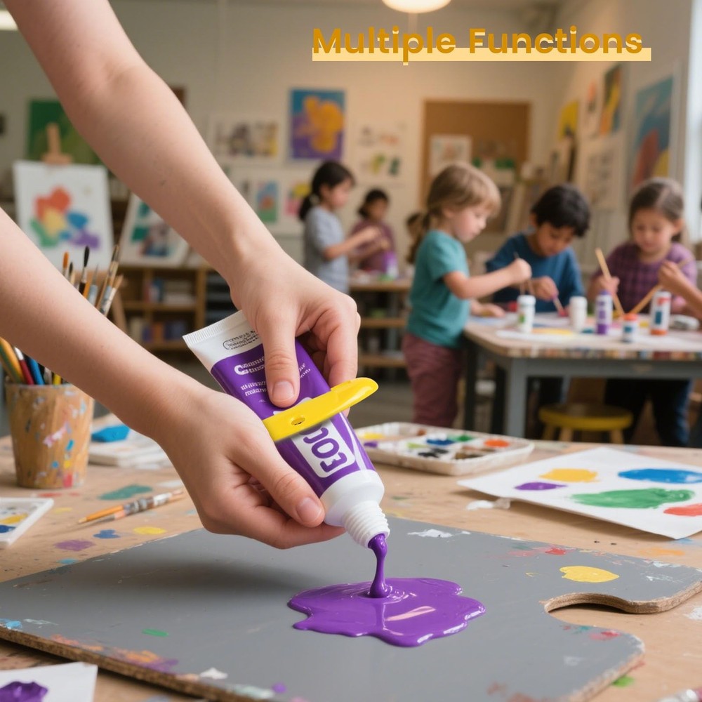 4pcs Toothpaste Squeezer Hanging Tube Dispenser Multicolor Saver Tool