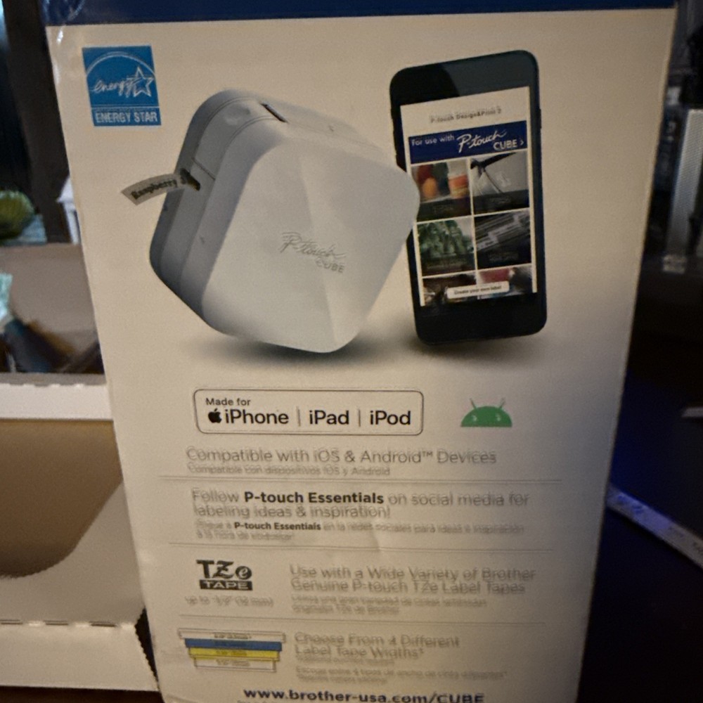 P-touch Cube Connected Label Maker