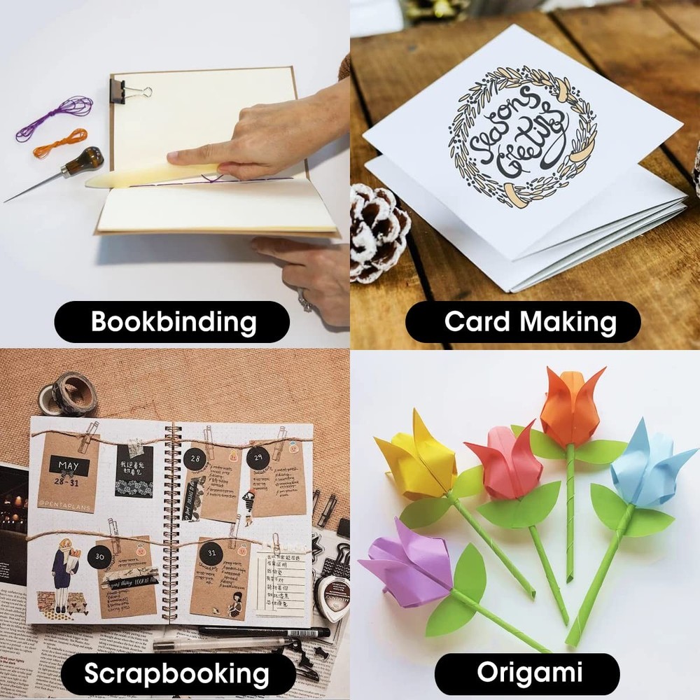 Genuine Bone Folder Tool – Scoring, Creasing, Folding & Burnishing for Paper,...