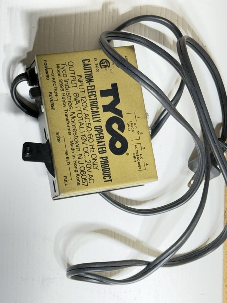 Tyco HO Train Hobby Power Pack Transformer Model 899B