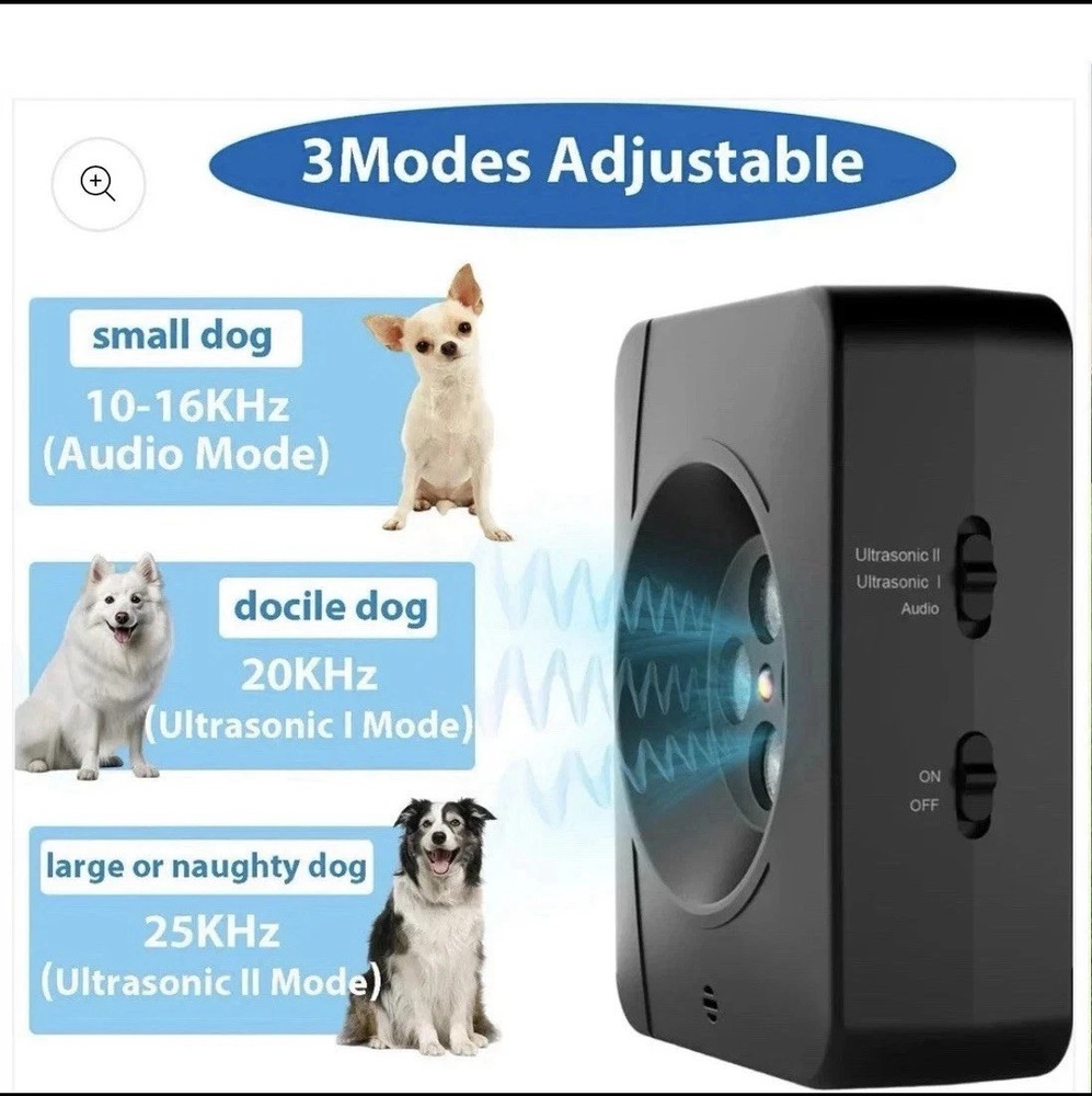 Anti Barking Device for Dogs, Auto Dog Bark Control Device Adjustable Level