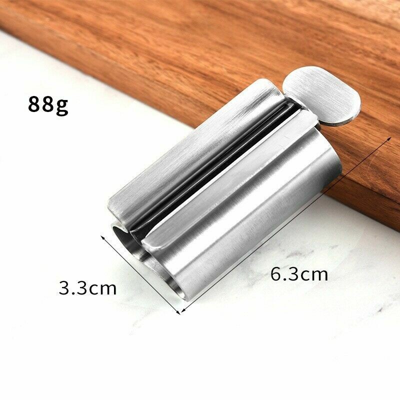 NEW Stainless Steel Rolling Toothpaste Squeezer Dispenser Squeeze TOOLS