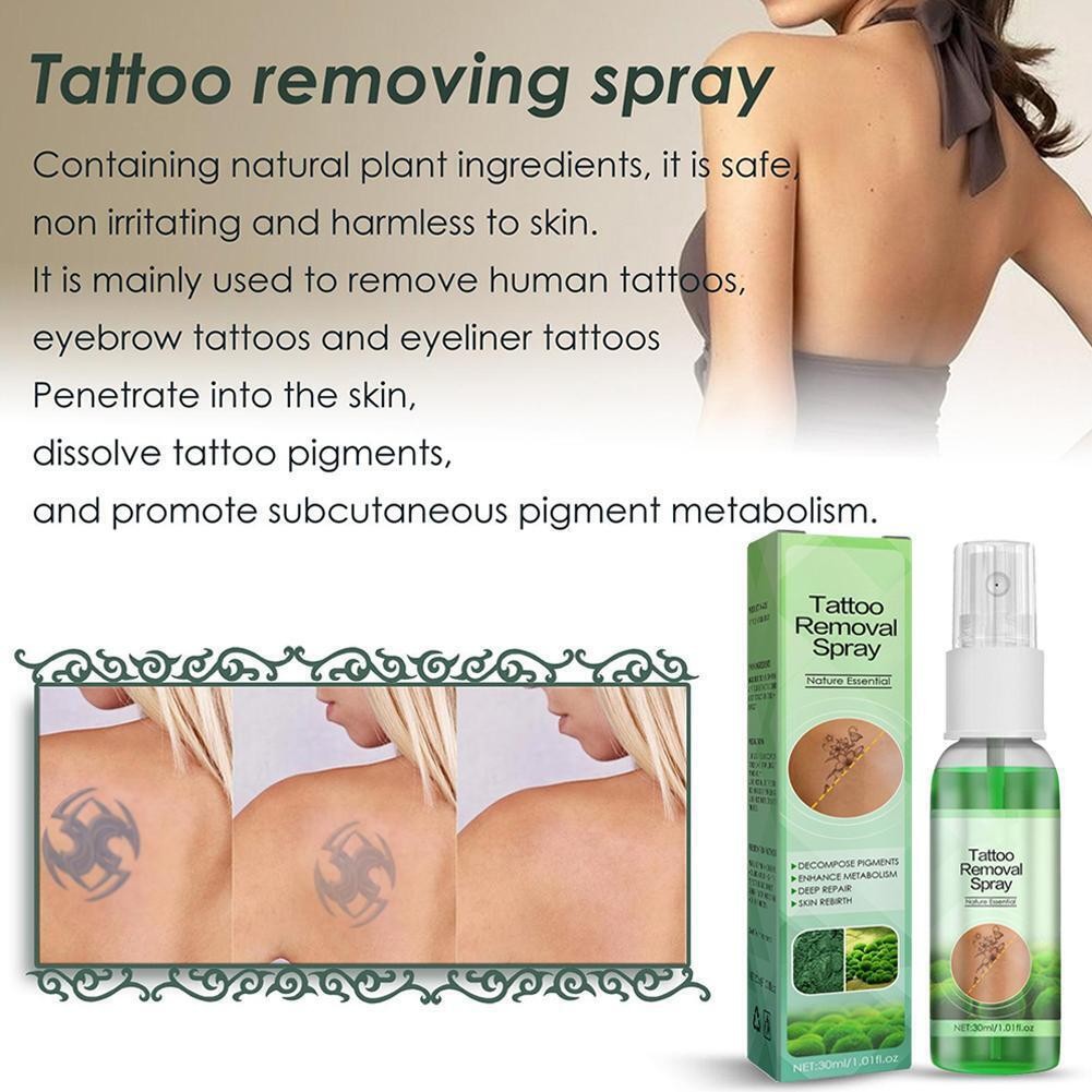 Quick Tattoo Removal Cream Natural Safe Pigment Permanent RemoverSpray J6R1