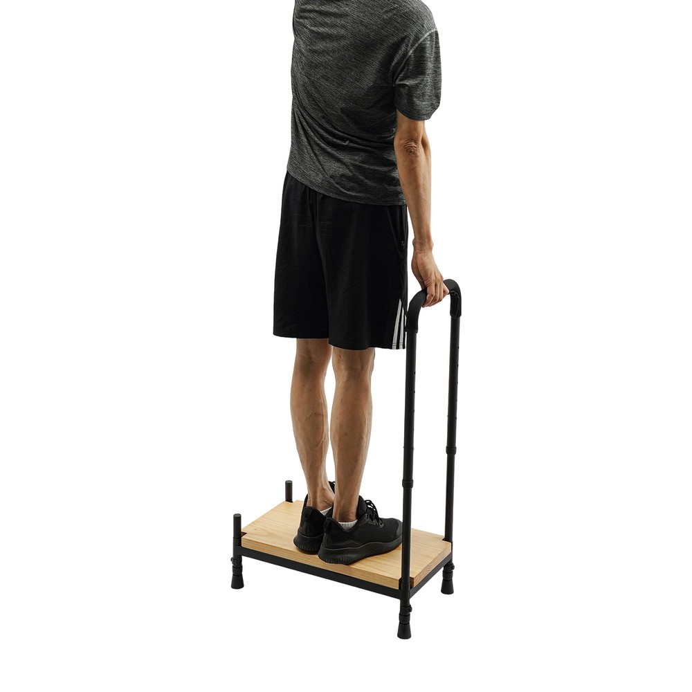 Adjustable Bed Step Stool with Handle for Elderly Seniors 400lbs Capacity