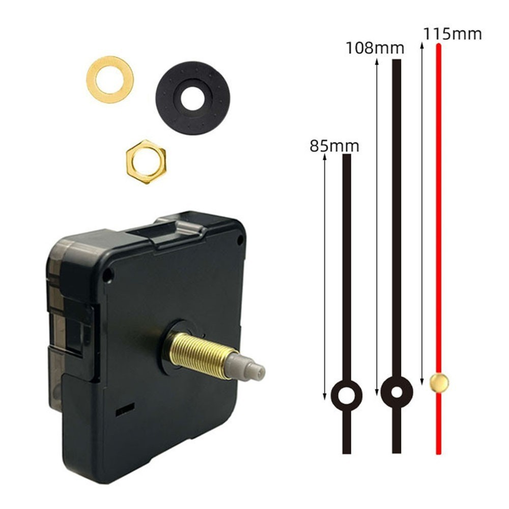 Long Thread Wall Clock Movement Kit Perfect for Repair and Replacement