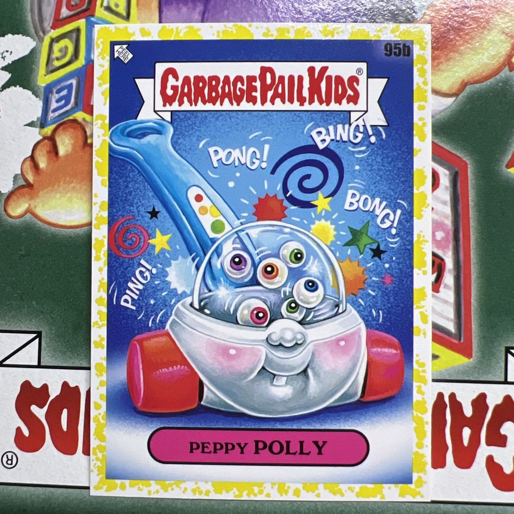 2024 GARBAGE PAIL KIDS KIDS AT PLAY - YELLOW PARALLEL CARD 95b