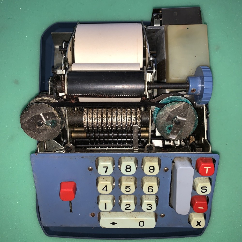 Bohn Unitrex M-3 Adding Machine Japan Tested Working