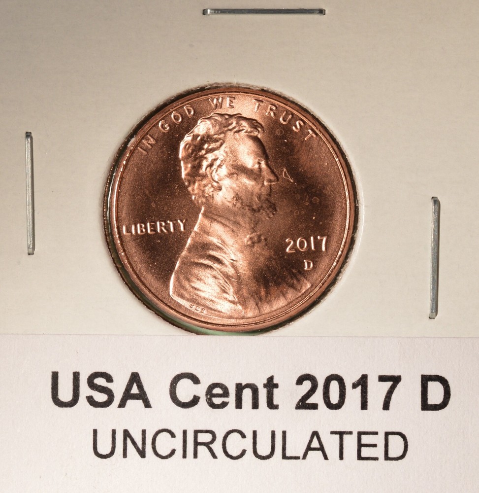 2017D - USA Small Cent - UNCIRCULATED