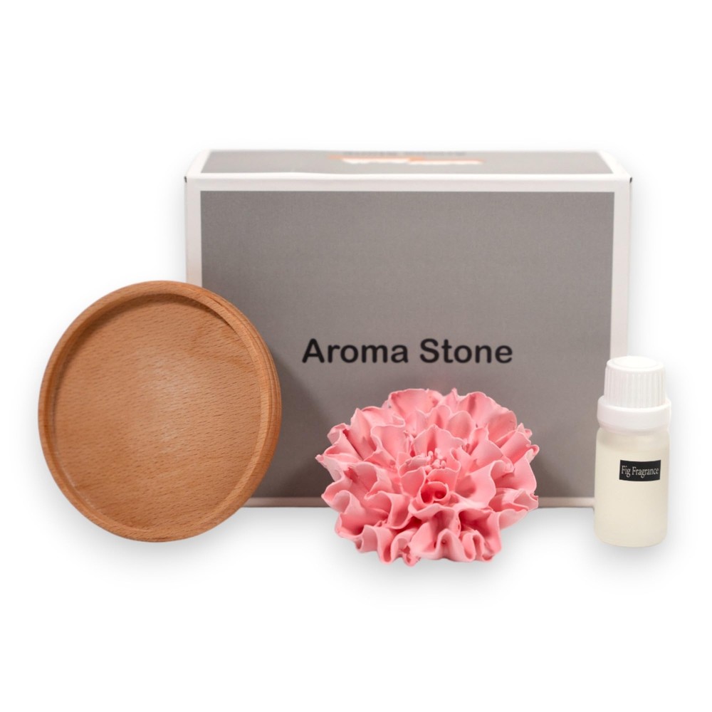 SINT Aroma Diffuser Diatomite Carnation Flower | Essential Oil Diffuser with ...