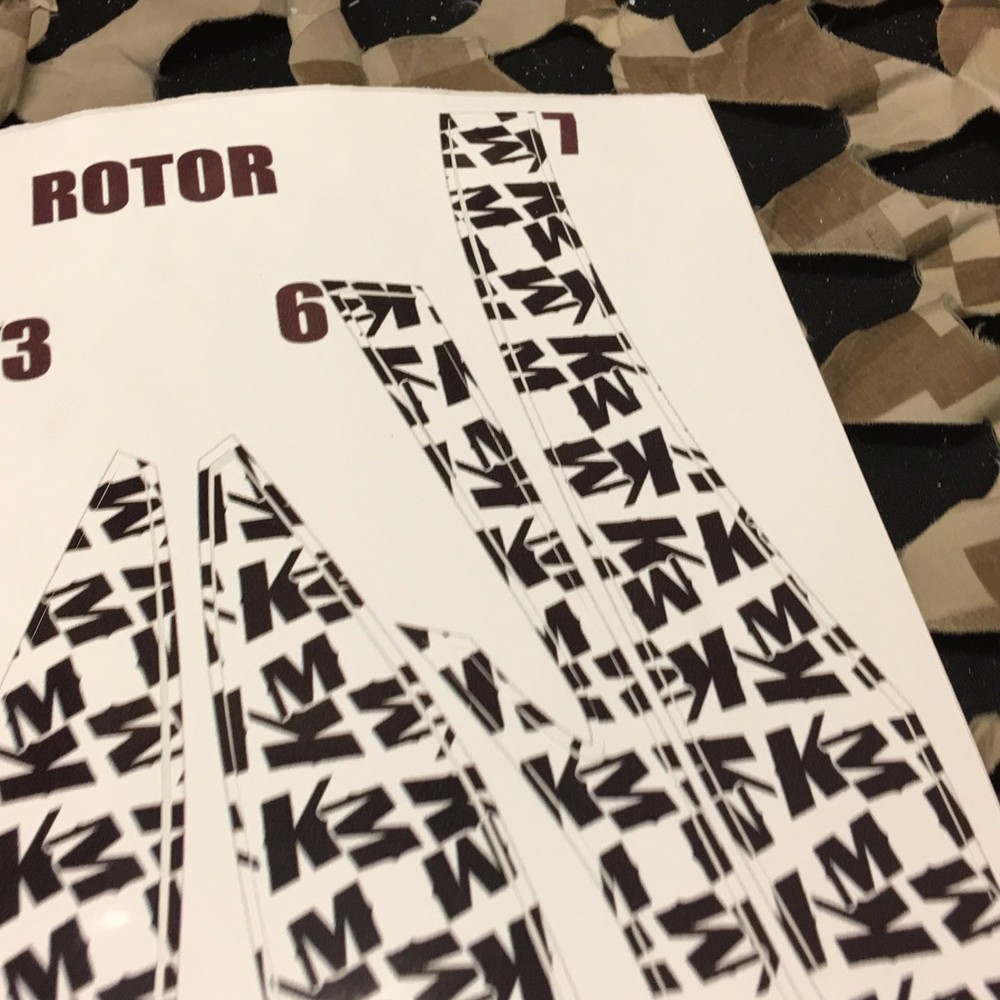 NEW KM Paintball Rotor Loader Wrap - KM White